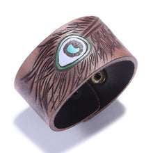 Load image into Gallery viewer, New Steampunk Wide Leather Bracelets