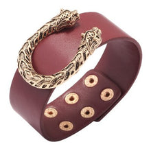 Load image into Gallery viewer, New Steampunk Wide Leather Bracelets