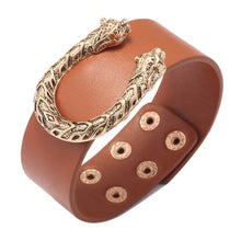 Load image into Gallery viewer, New Steampunk Wide Leather Bracelets
