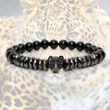 Load image into Gallery viewer, Natural Beads Leopard Bracelet Men