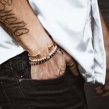 Load image into Gallery viewer, Handmade Crown Bracelet Set Men