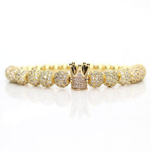 Load image into Gallery viewer, Handmade Crown Bracelet Set Men