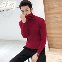 Load image into Gallery viewer, Winter Men's Turtleneck Sweaters