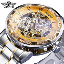 Load image into Gallery viewer, Transparent Fashion Diamond Wrist Watch