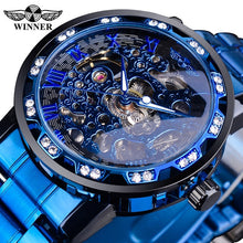 Load image into Gallery viewer, Transparent Fashion Diamond Wrist Watch