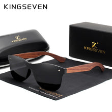 Load image into Gallery viewer, Natural Wooden Sunglasses Men