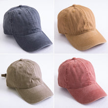 Load image into Gallery viewer, Summer cotton Washed Baseball Cap