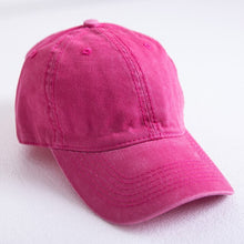 Load image into Gallery viewer, Summer cotton Washed Baseball Cap