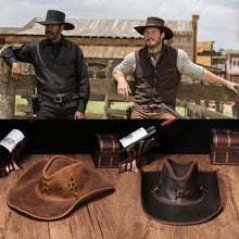 Load image into Gallery viewer, High genuine leather Western Cowboy Hats
