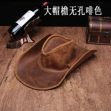 Load image into Gallery viewer, High genuine leather Western Cowboy Hats
