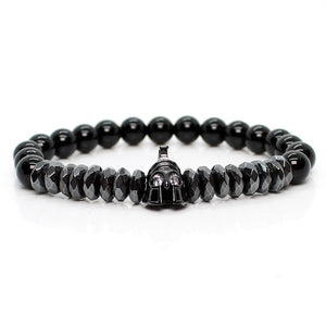 Natural Beads Leopard Bracelet Men