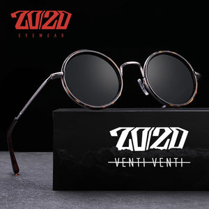 Polarized Sunglasses Unisex Alloy Round