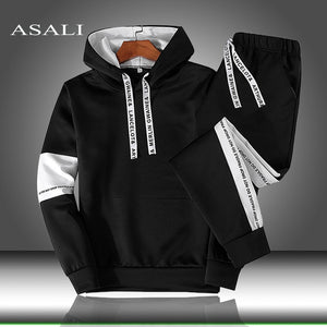 Sets Tracksuit Men Autumn Winter