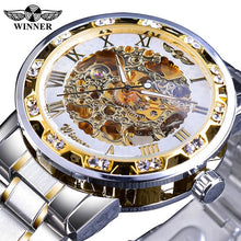 Load image into Gallery viewer, Transparent Fashion Diamond Wrist Watch
