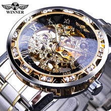 Load image into Gallery viewer, Transparent Fashion Diamond Wrist Watch
