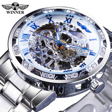 Load image into Gallery viewer, Transparent Fashion Diamond Wrist Watch
