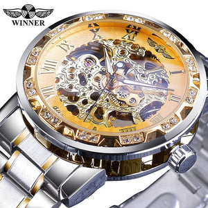 Transparent Fashion Diamond Wrist Watch