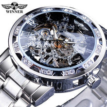 Load image into Gallery viewer, Transparent Fashion Diamond Wrist Watch
