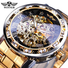 Load image into Gallery viewer, Transparent Fashion Diamond Wrist Watch
