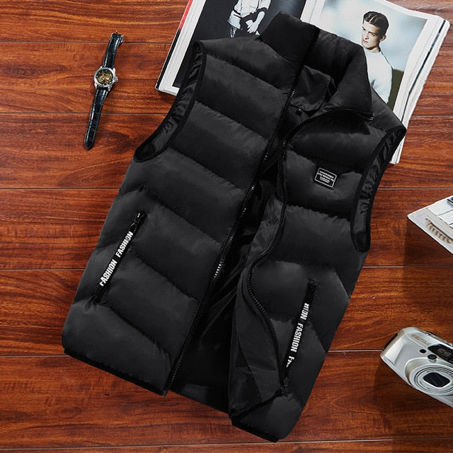 Fashion Mens Jacket Sleeveless Vest