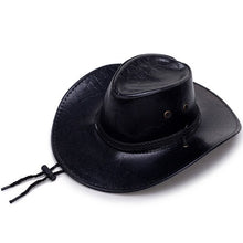 Load image into Gallery viewer, Unisex leather printing cowboy hat men
